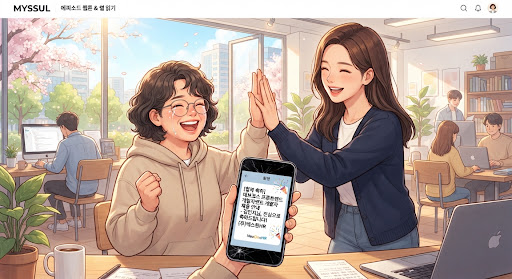 6개월 뒤: 스마트폰에 뜬 첫 합격 통보